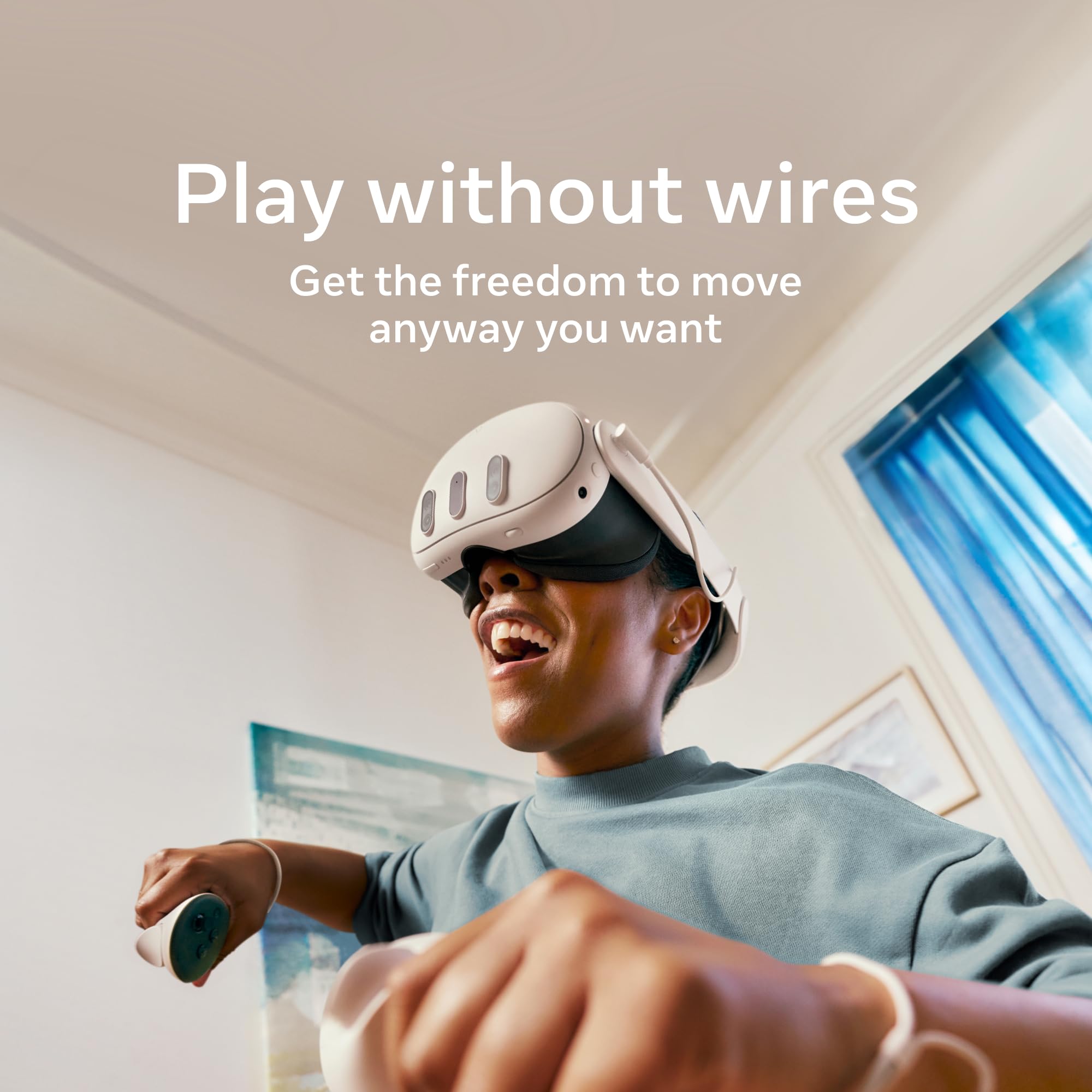 Meta Quest 3 512GB — Ultimate Mixed Reality Experiences — Get Batman: Arkham Shadow and a 3-Month Trial of Meta Horizon+ Included