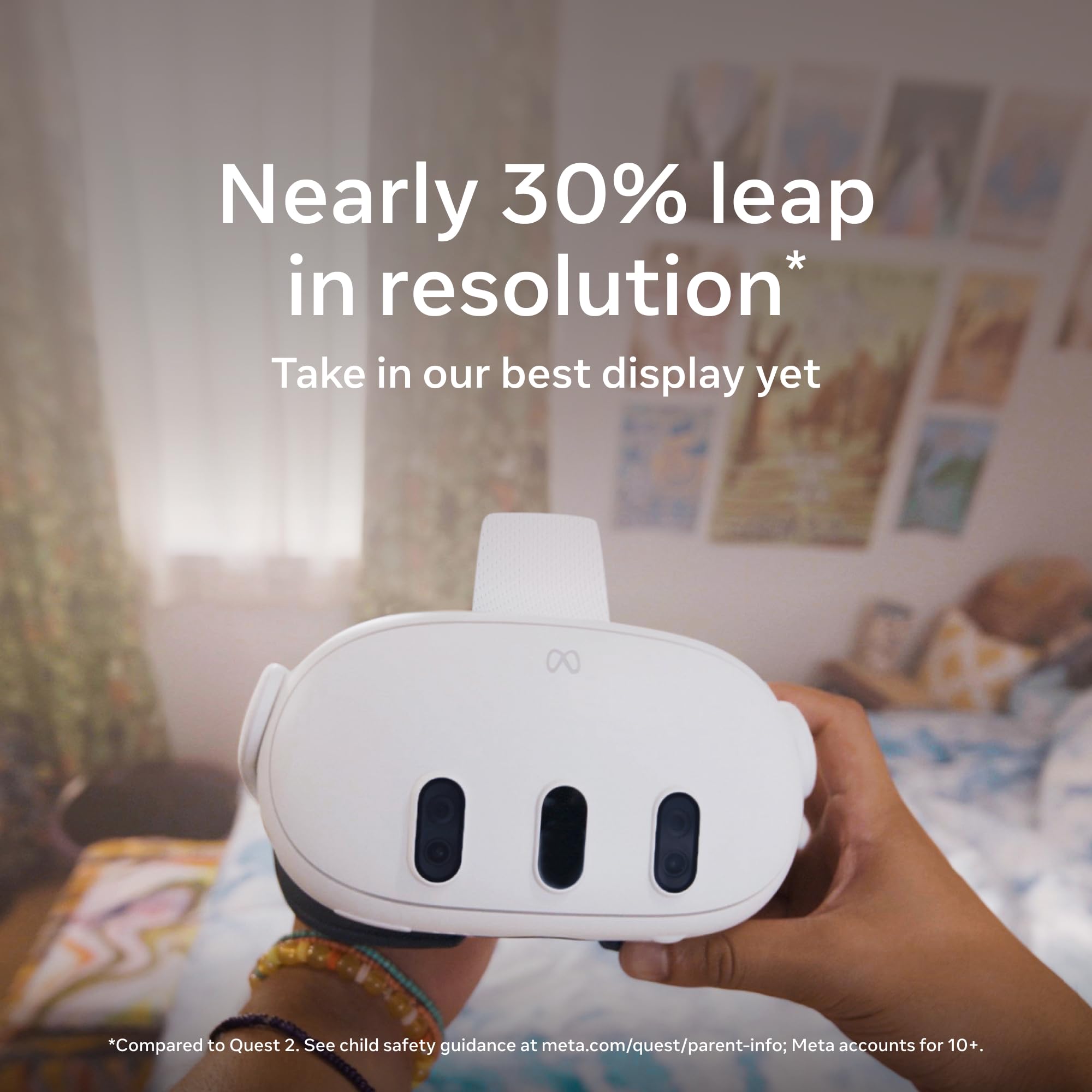 Meta Quest 3 512GB — Ultimate Mixed Reality Experiences — Get Batman: Arkham Shadow and a 3-Month Trial of Meta Horizon+ Included