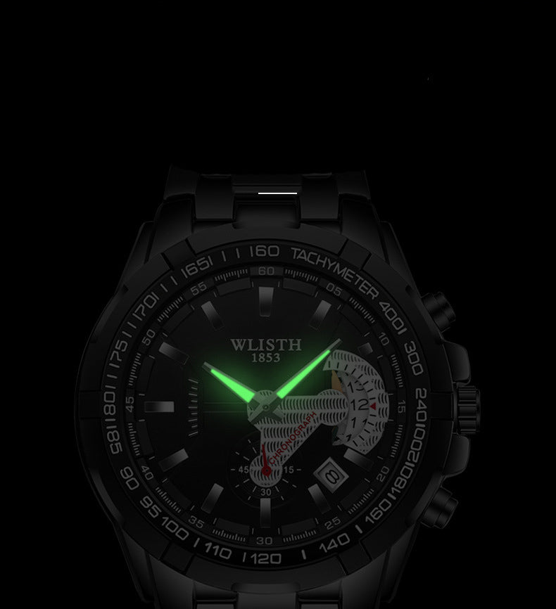 WLISTH Ultra‑Thin Quartz Watch – Luminous, 30M‑Waterproof, Affordable Luxury