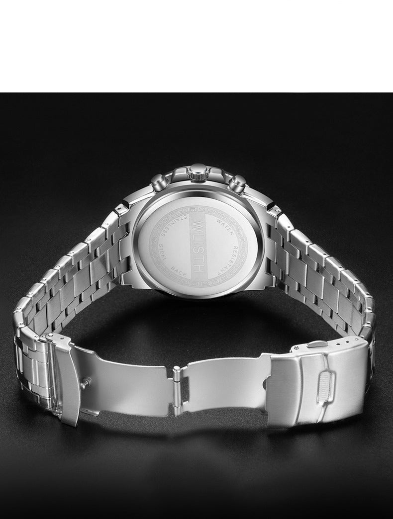 WLISTH Ultra‑Thin Quartz Watch – Luminous, 30M‑Waterproof, Affordable Luxury