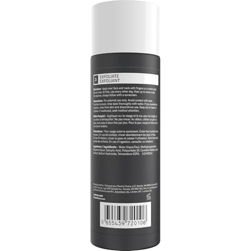 Paula's Choice SKIN PERFECTING 2% BHA Liquid Salicylic Acid Exfoliant, Daily Facial Exfoliator for Enlarged Pores, Wrinkles & Fine Lines, Fragrance-Free, Full Size - 118 ml