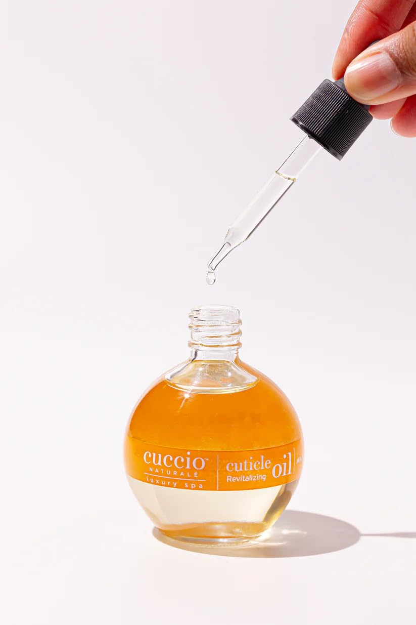 Cuccio Naturale Milk and Honey Cuticle Revitalizing Oil - Moisturizes and Strengthens Nails and Cuticles - Soothing and Nourishing - Paraben and Cruelty Free with Natural Ingredients - 2.5 oz