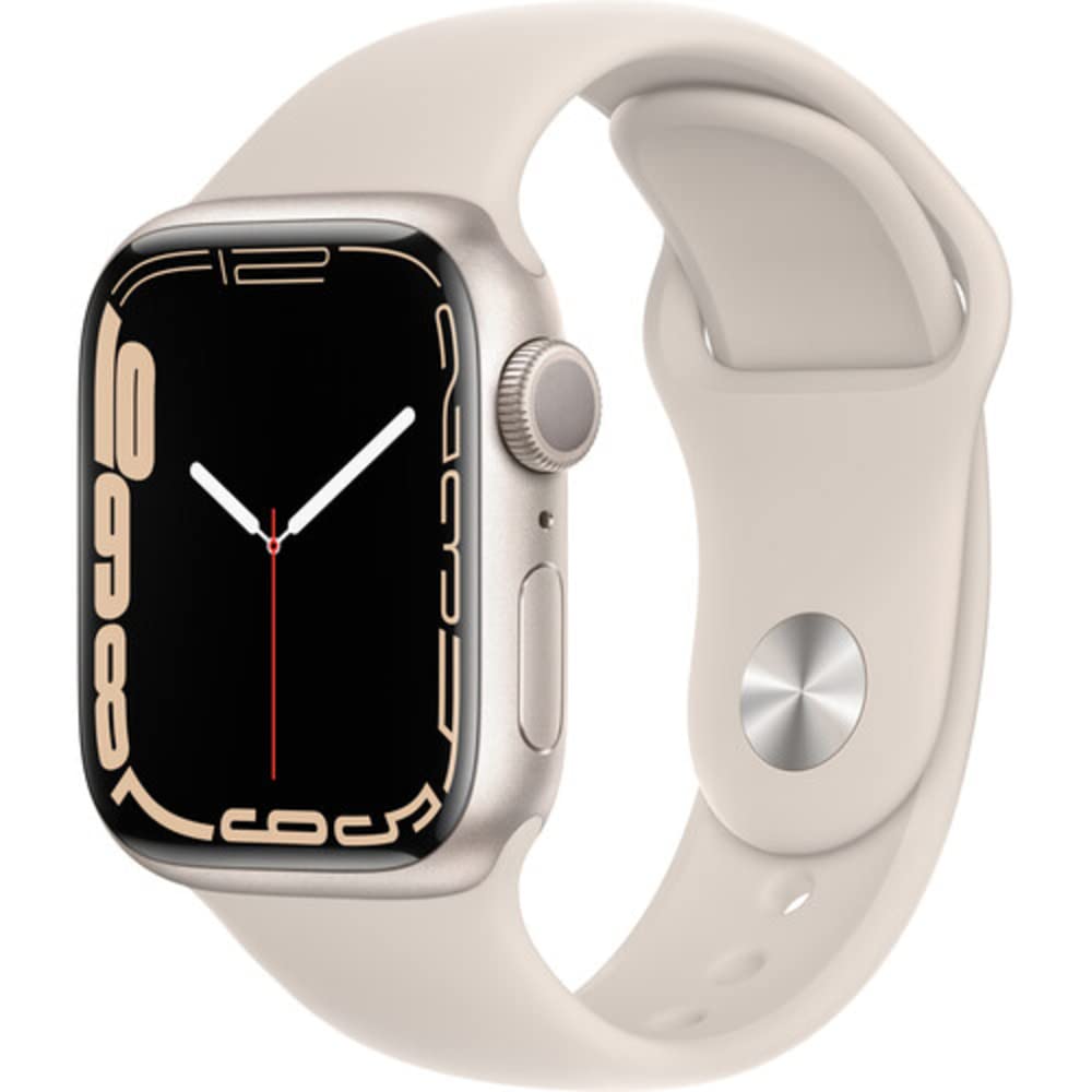 Apple Watch Series 7 41mm (GPS) Aluminum Starlight with Starlight Sport Band