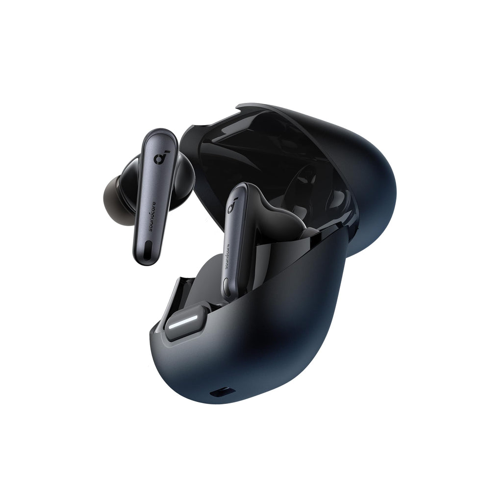 soundcore by Anker Liberty 4 NC Wireless Noise Cancelling Earbuds, 98.5% Noise Reduction, Adaptive Noise Cancelling to Ears and Environment, Hi-Res Sound, 50H Battery, Wireless Charging, Bluetooth 5.3