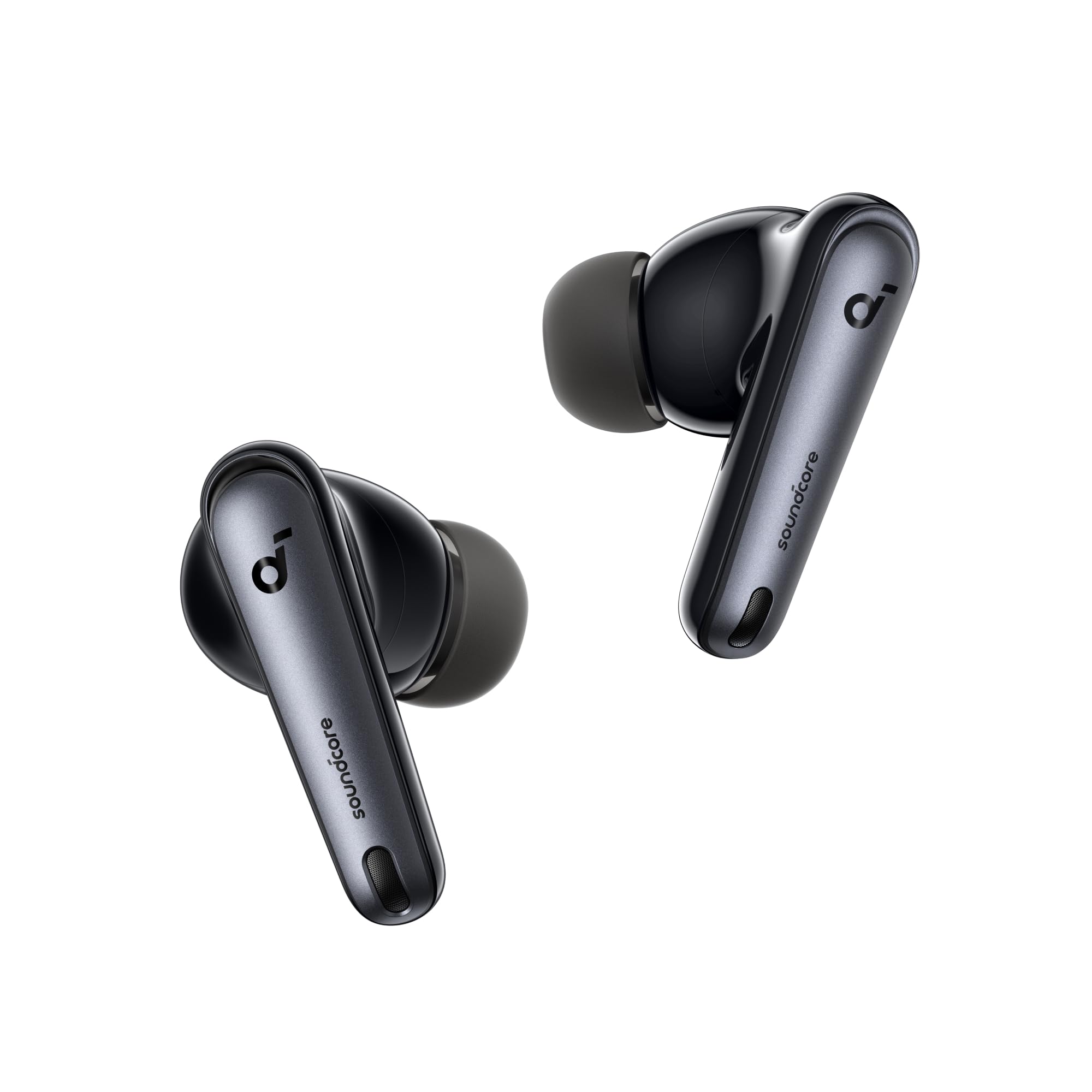 soundcore by Anker Liberty 4 NC Wireless Noise Cancelling Earbuds, 98.5% Noise Reduction, Adaptive Noise Cancelling to Ears and Environment, Hi-Res Sound, 50H Battery, Wireless Charging, Bluetooth 5.3