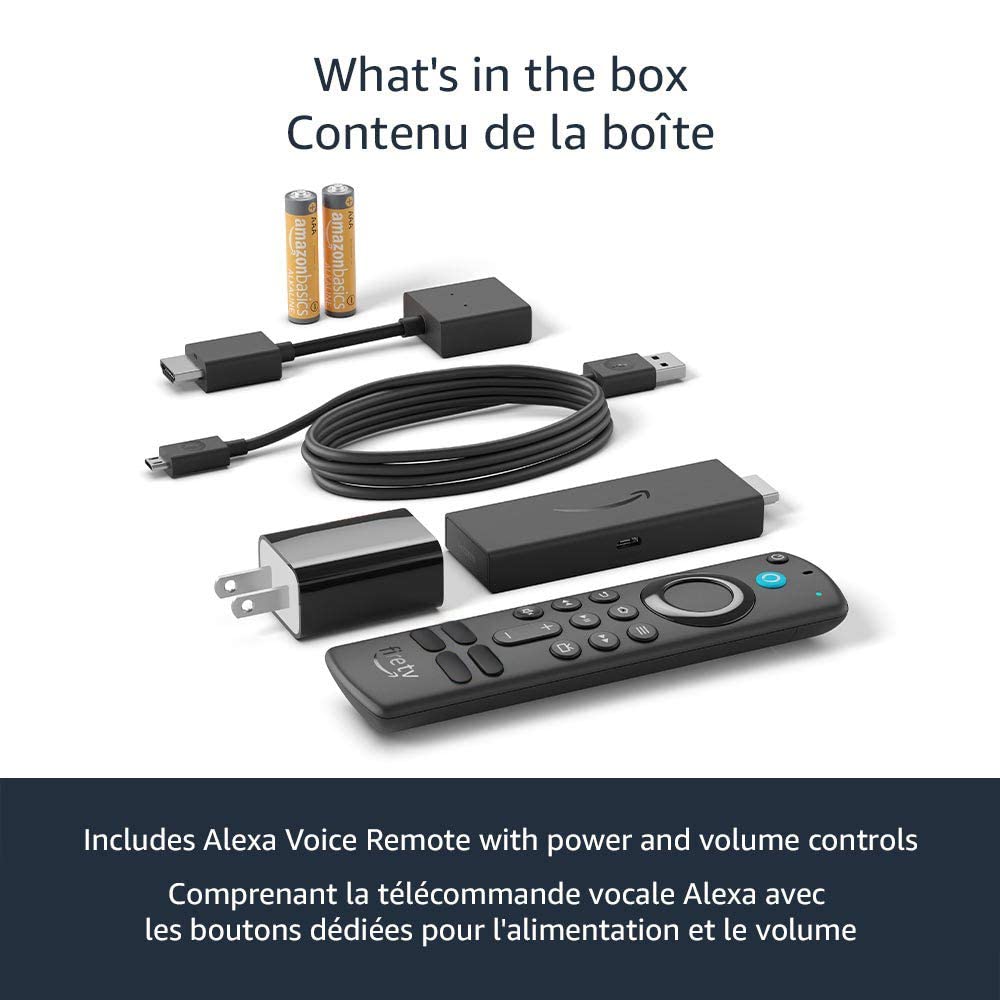 Amazon Fire TV Stick with Alexa Voice Remote (includes TV controls), HD streaming device