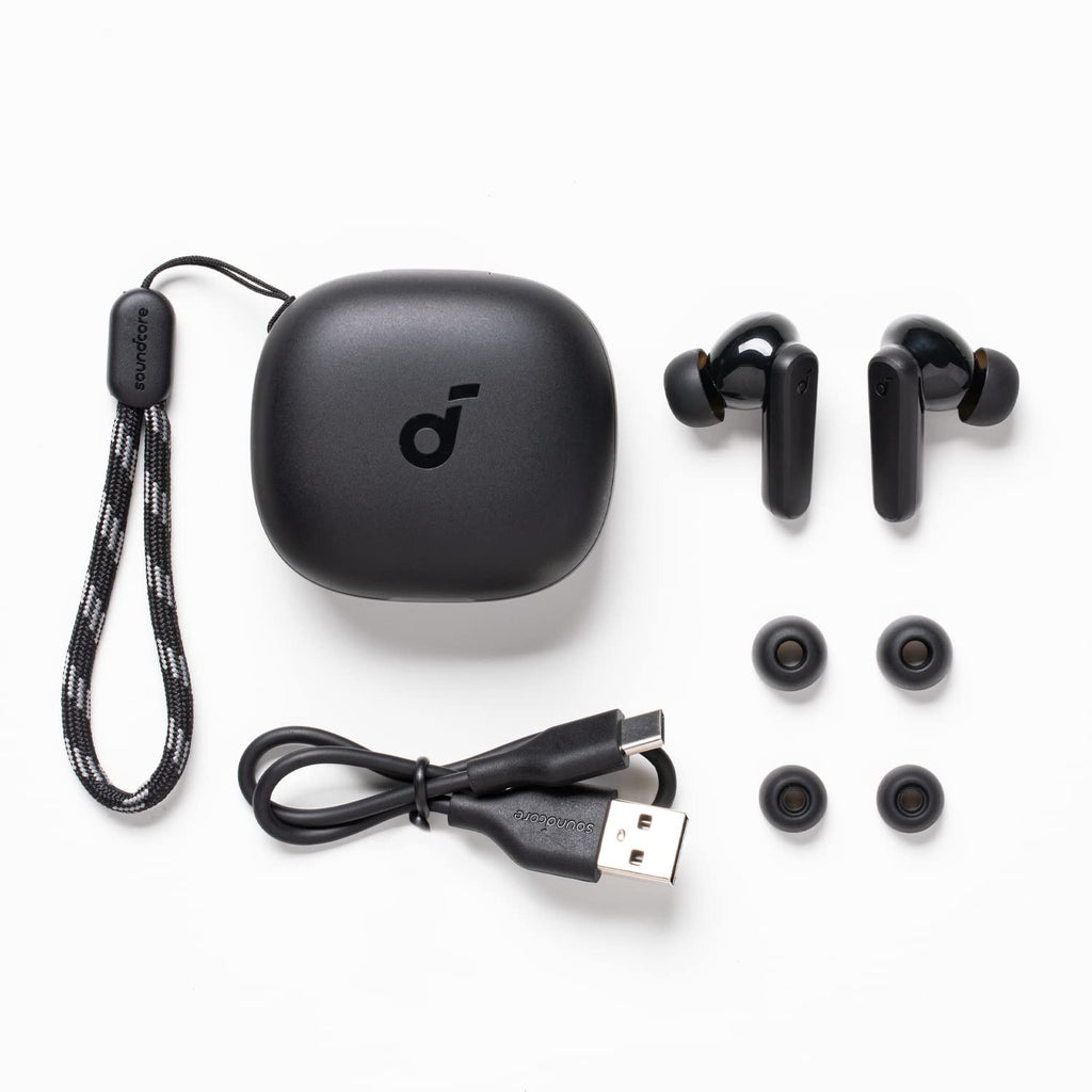 soundcore by Anker P20i True Wireless Earbuds, 10mm Drivers with Big Bass, Bluetooth 5.3, 30H Long Playtime, IPX5 Water-Resistant, 2 Mics for AI Clear Calls, 22 Preset EQs, Customization via App