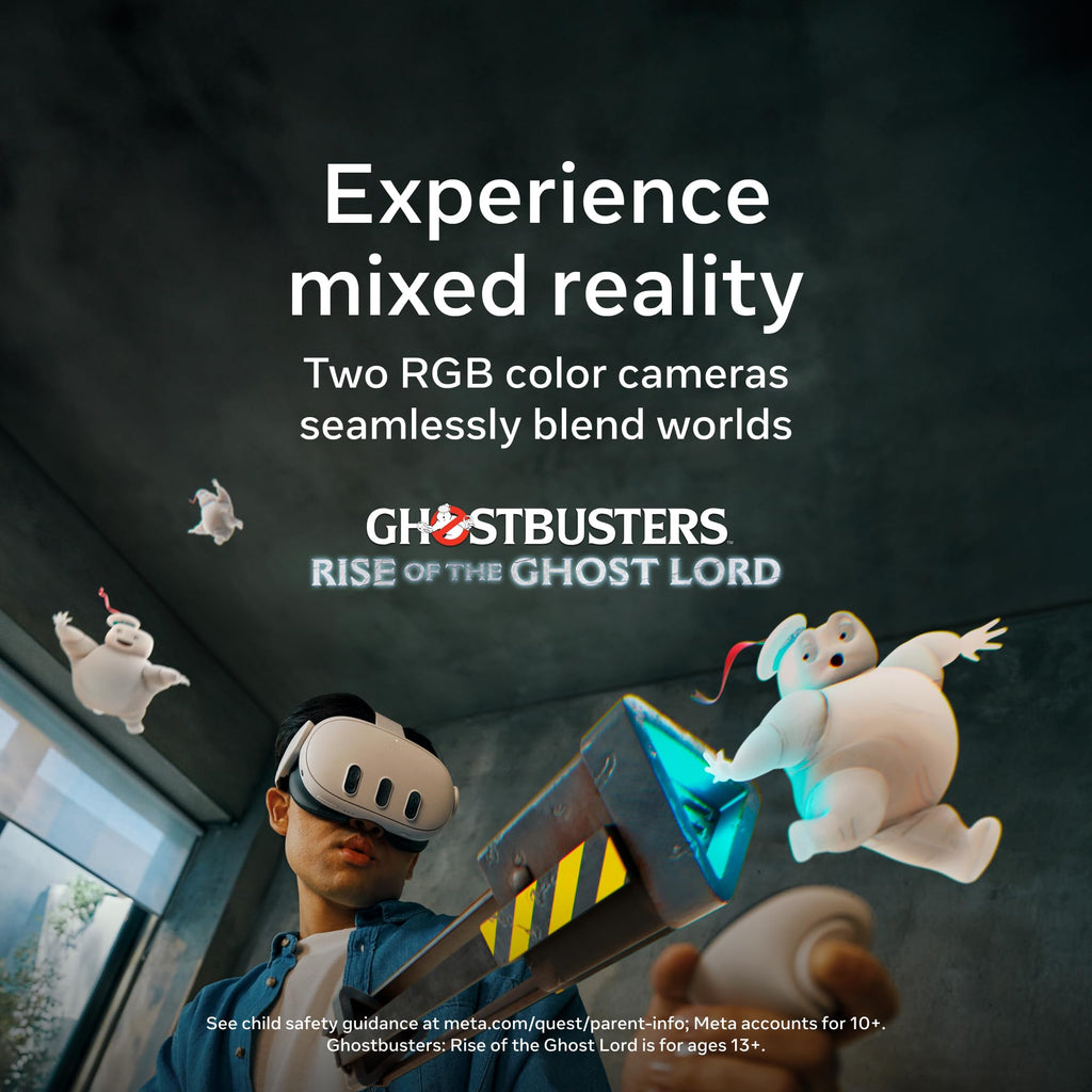 Meta Quest 3 512GB — Ultimate Mixed Reality Experiences — Get Batman: Arkham Shadow and a 3-Month Trial of Meta Horizon+ Included