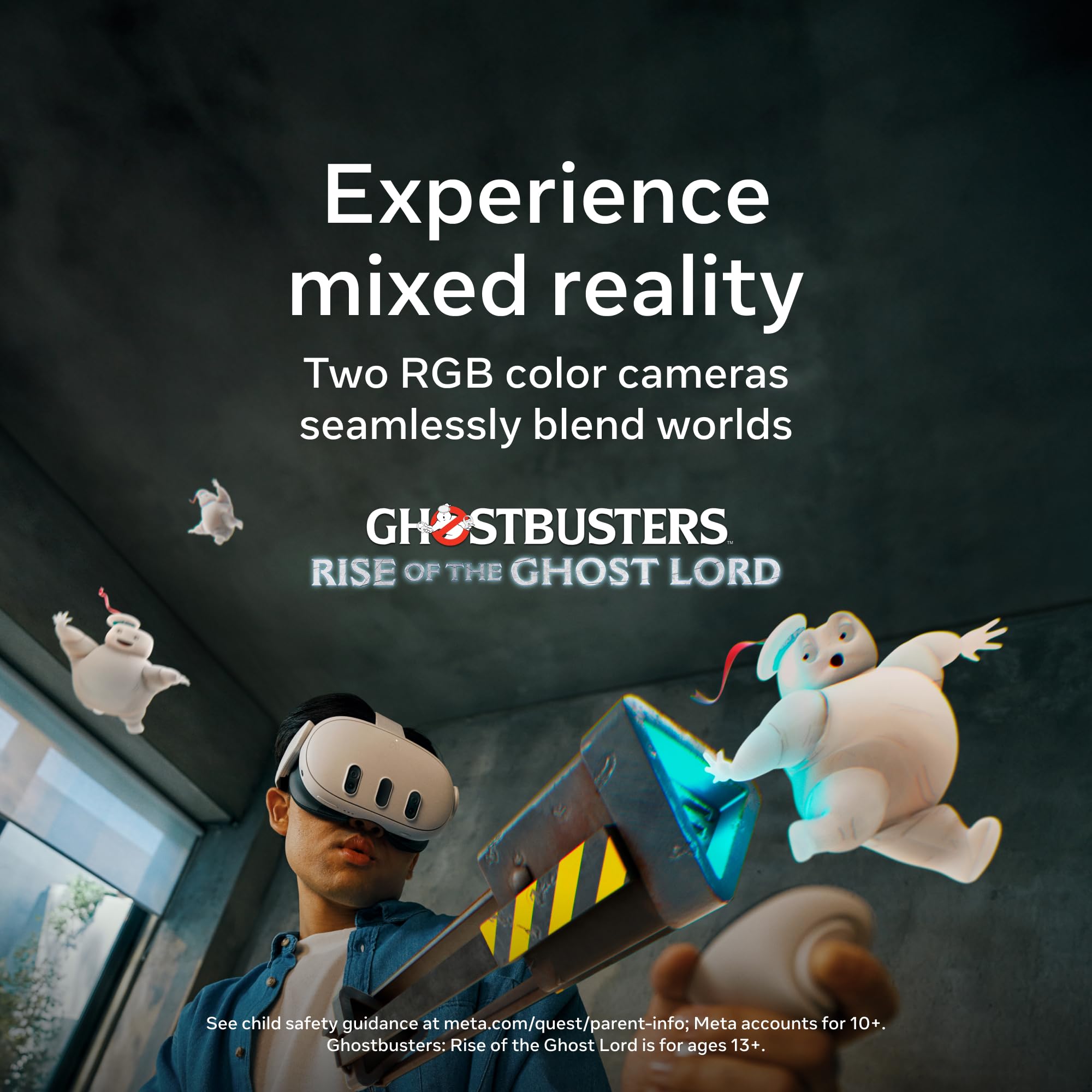 Meta Quest 3 512GB — Ultimate Mixed Reality Experiences — Get Batman: Arkham Shadow and a 3-Month Trial of Meta Horizon+ Included