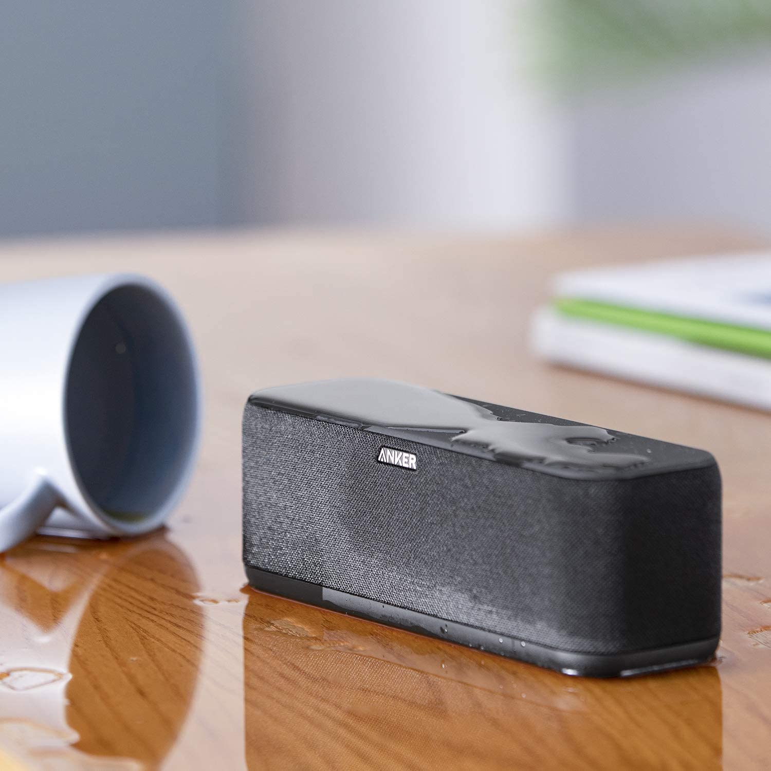 Anker Soundcore Boost Bluetooth Speaker, Portable Speaker with Well-Balanced Sound, BassUp, 12H Playtime, USB-C, IPX7 Waterproof, Wireless Speaker with Customizable EQ via App, Wireless Stereo Pairing