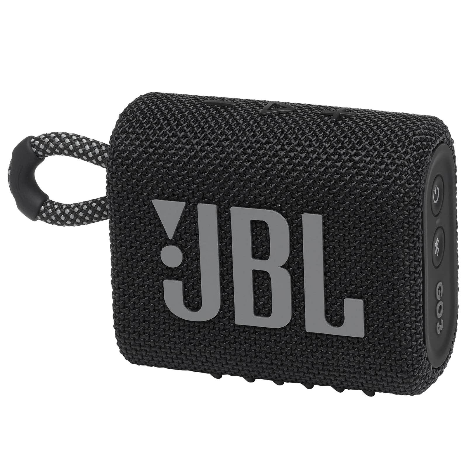 JBL Go 3: Portable Speaker with Bluetooth, Built-in Battery, Waterproof and Dustproof Feature Black