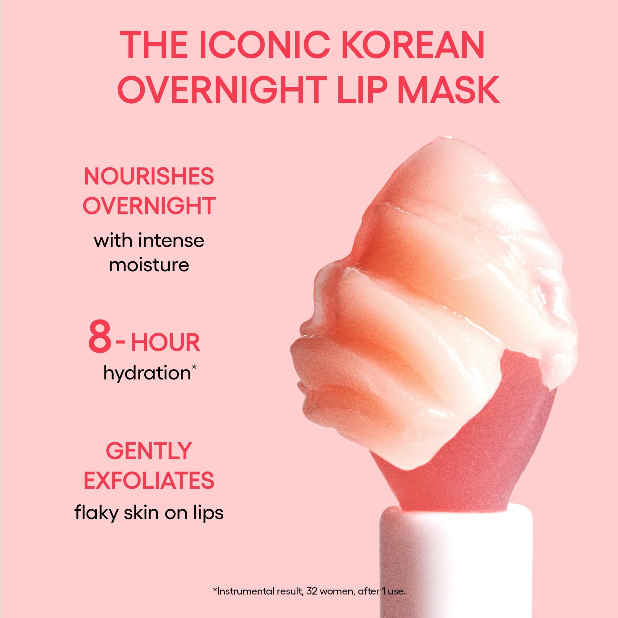LANEIGE Lip Sleeping Mask Sweet Candy: Nourish, Hydrate, Vitamin C, Murumuru & Shea Butter, Antioxidants, Flaky, Dry Lips