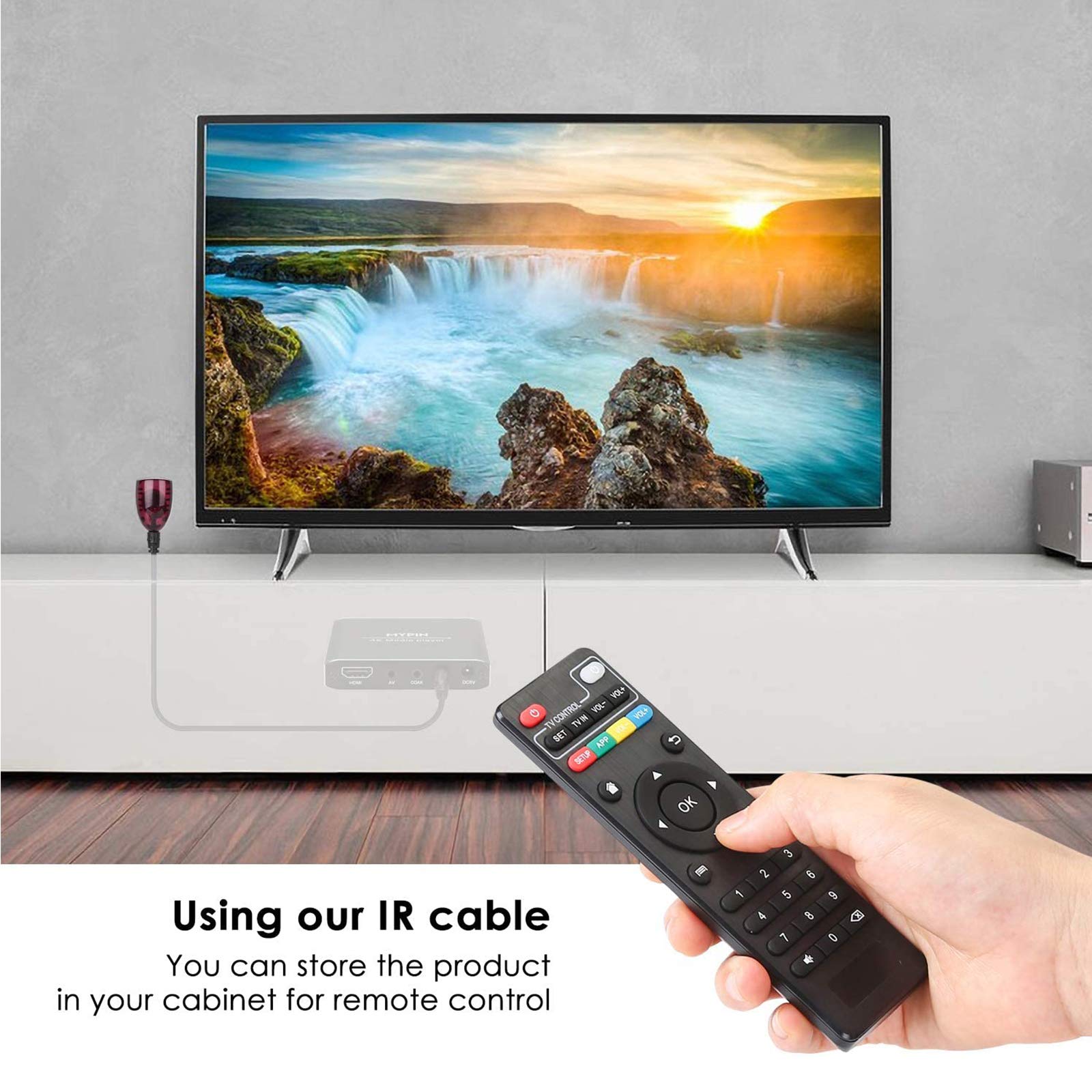 4K Media Player with Remote Control,Digital MP4 Player for 8TB HDD/USB Drive/TF Card/H.265 MP4 PPT MKV AVI Support HDMI/AV/Optical Out and USB Mouse/Keyboard-HDMI up to 7.1 Surround Sound…