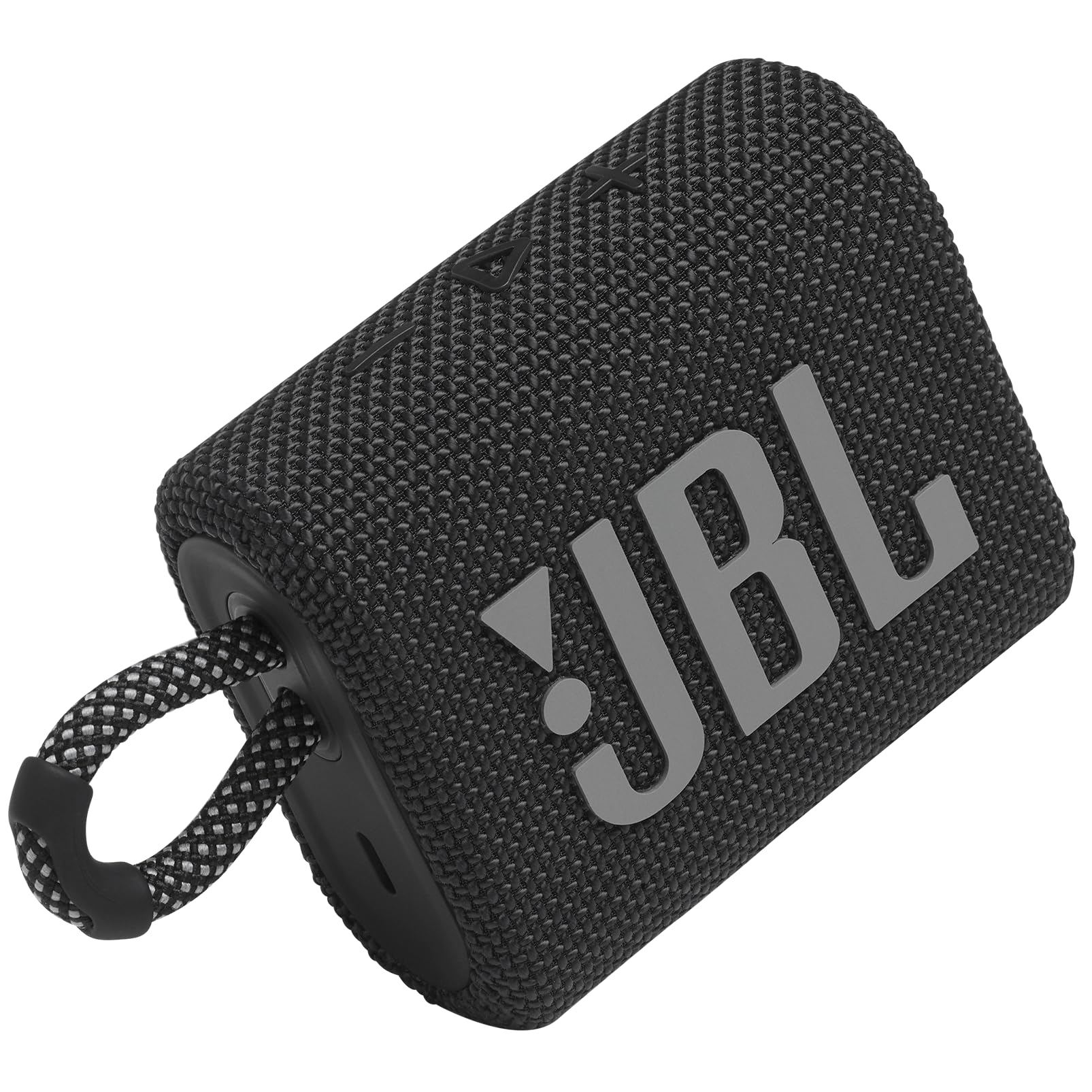 JBL Go 3: Portable Speaker with Bluetooth, Built-in Battery, Waterproof and Dustproof Feature Black