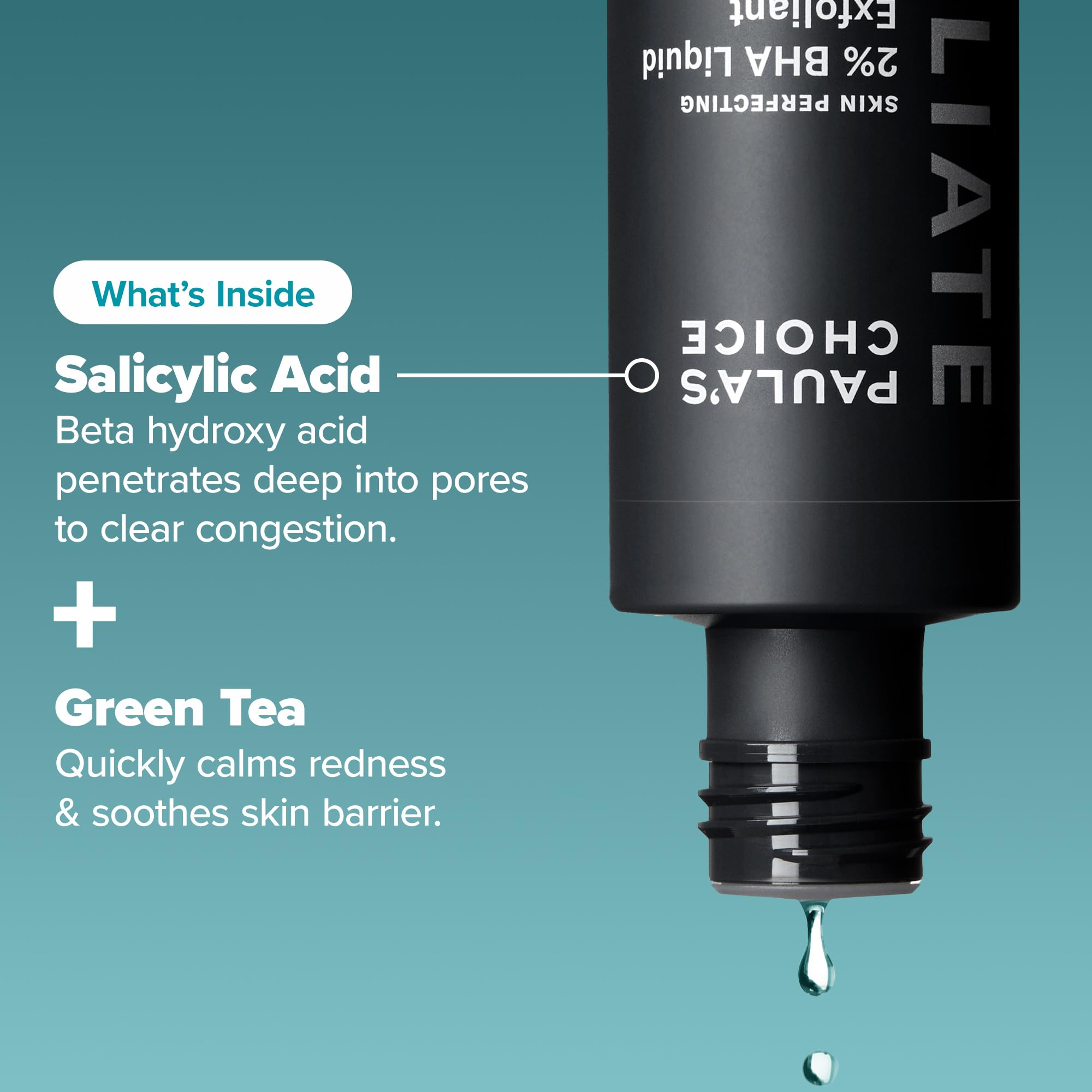 Paula's Choice SKIN PERFECTING 2% BHA Liquid Salicylic Acid Exfoliant, Daily Facial Exfoliator for Enlarged Pores, Wrinkles & Fine Lines, Fragrance-Free, Full Size - 118 ml
