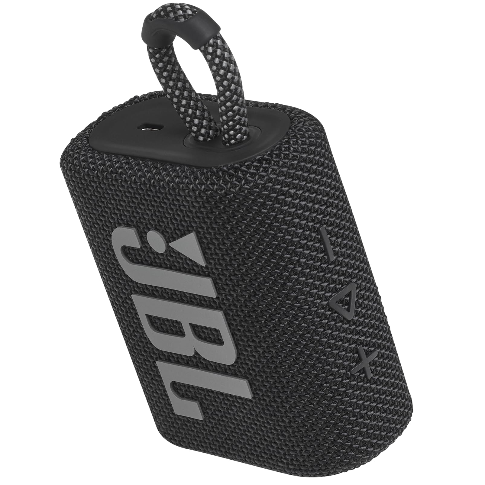 JBL Go 3: Portable Speaker with Bluetooth, Built-in Battery, Waterproof and Dustproof Feature Black