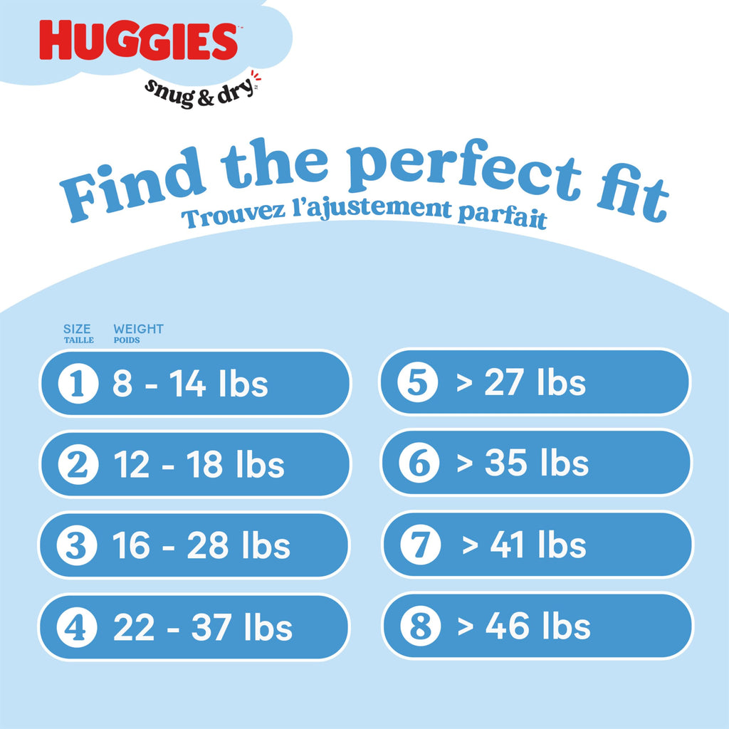 Huggies Size 6 Diapers, Snug & Dry Baby Diapers, Size 6 (35+ lbs), 112 Count, Packaging May Vary