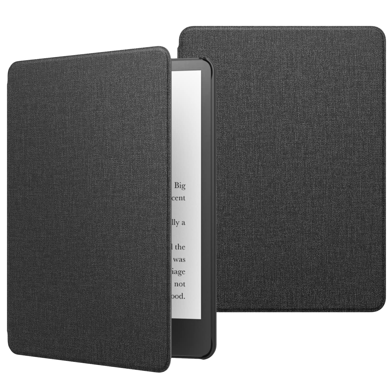 MoKo Case for 6.8" Kindle Paperwhite (11th Generation-2021) and Kindle Paperwhite Signature Edition, Lightweight Shell Cover with Auto Wake/Sleep for Kindle Paperwhite 2021 E-Reader, Denim Black