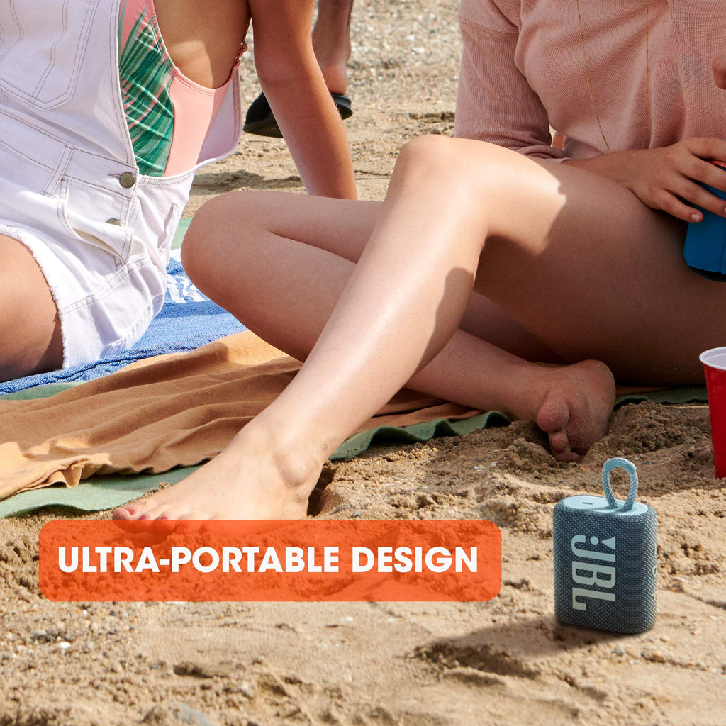 JBL Go 3: Portable Speaker with Bluetooth, Built-in Battery, Waterproof and Dustproof Feature Black