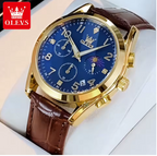 OLEVS Luxury Waterproof Luminous Quartz Men's Watche