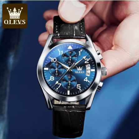 OLEVS Luxury Waterproof Luminous Quartz Men's Watche